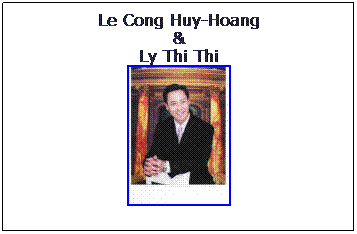 Text Box: Le Cong Huy-Hoang
&
Ly Thi Thi


